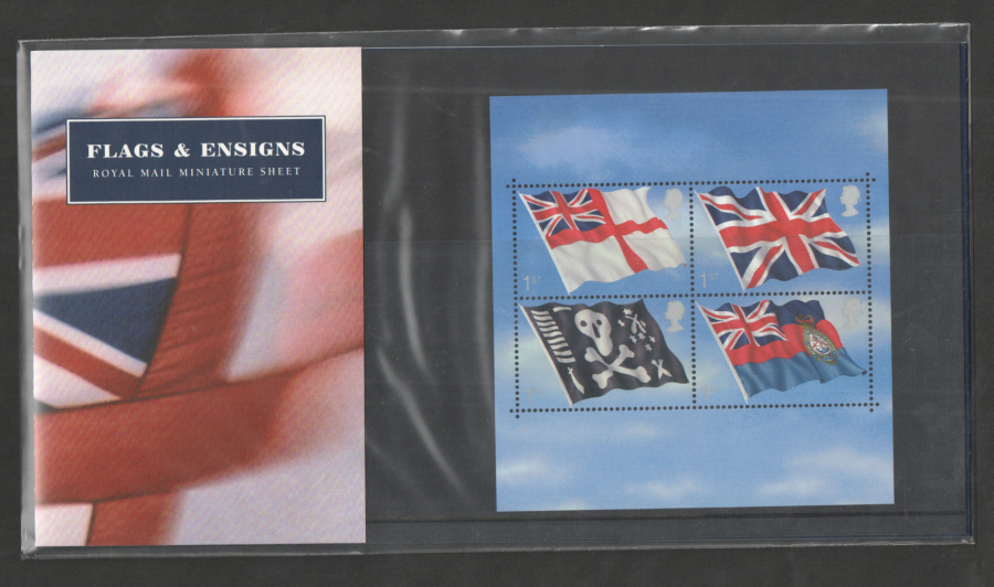 (image for) 2001 Flags & Ensigns Royal Mail Presentation Pack M06